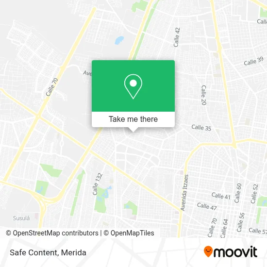 Safe Content map