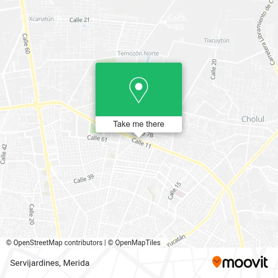 Servijardines map