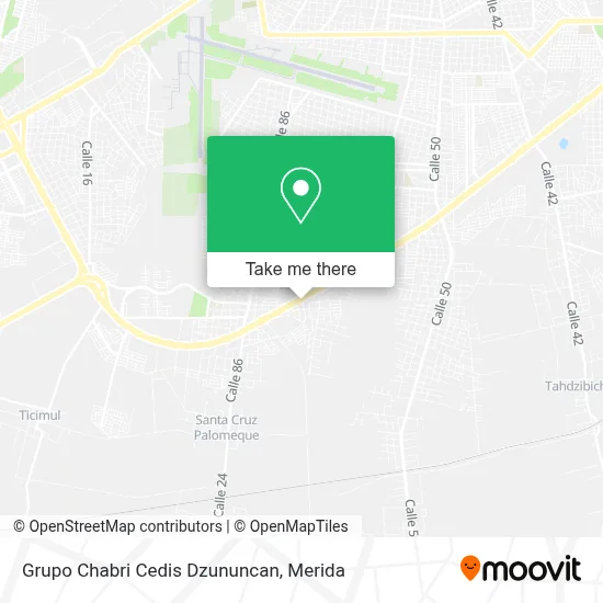 Grupo Chabri Cedis Dzununcan map