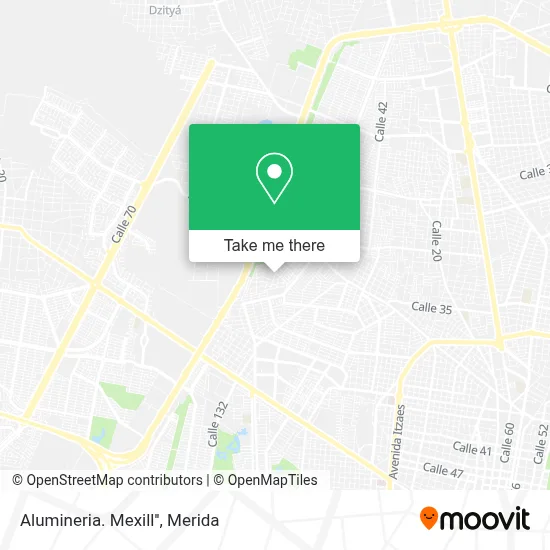 Alumineria.  Mexill'' map