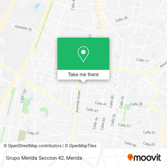 Grupo Merida Seccion 42 map