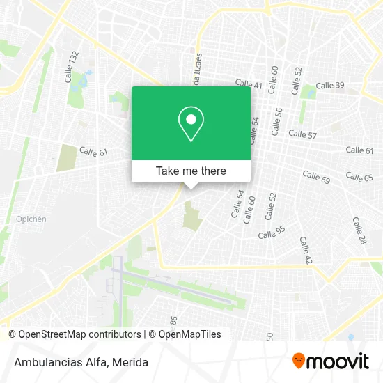 Ambulancias Alfa map