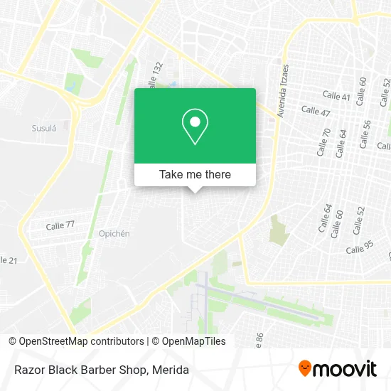 Razor Black Barber Shop map
