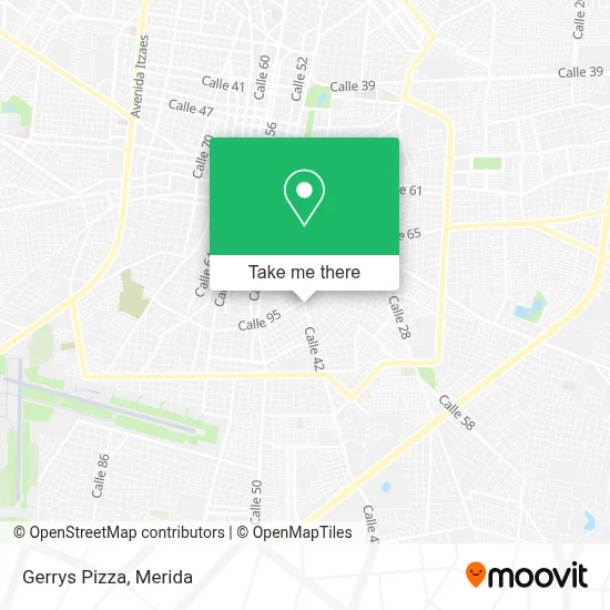 Gerrys Pizza map