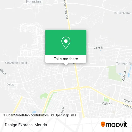 Design Express map