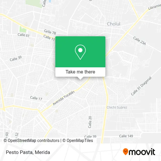 Pesto Pasta map
