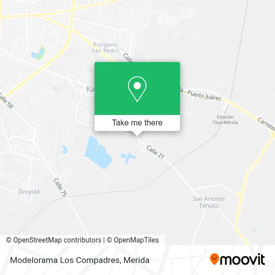 Modelorama Los Compadres map