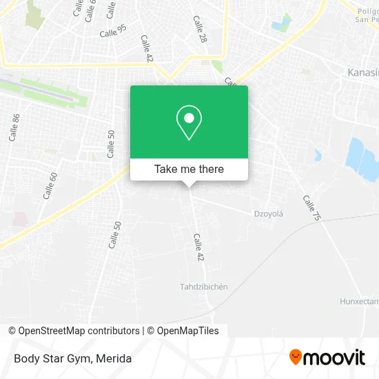 Body Star Gym map