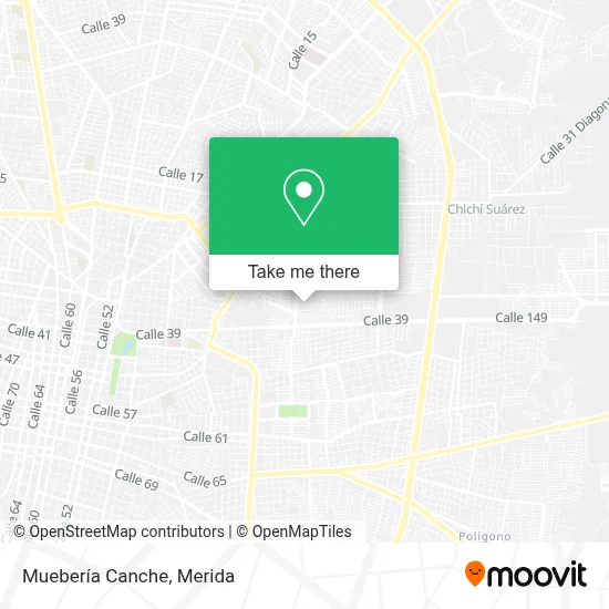 Muebería Canche map