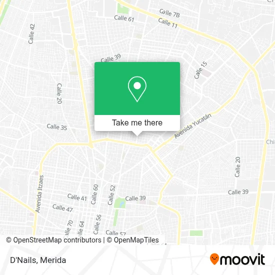 D'Nails map