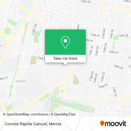 Comida Rapida Gaburel map