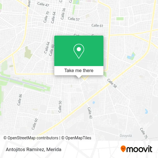 Antojitos Ramírez map
