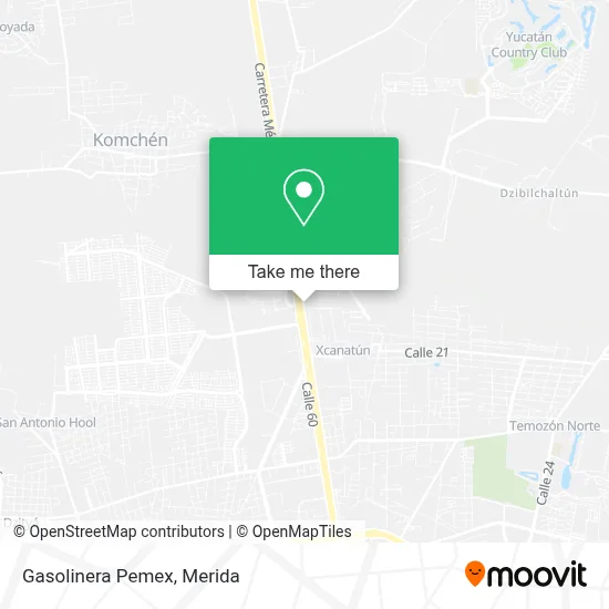Gasolinera Pemex map