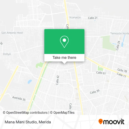 Mana Mani Studio map