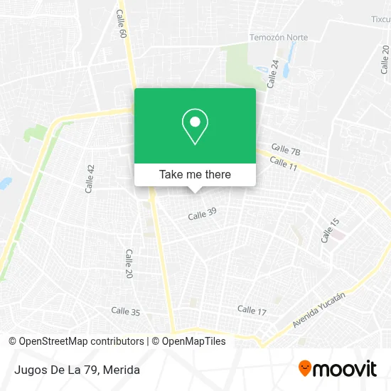 Jugos De La 79 map