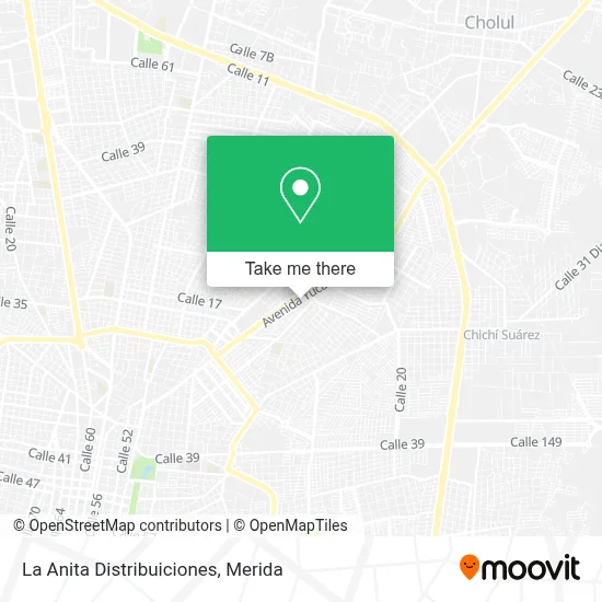 La Anita Distribuiciones map
