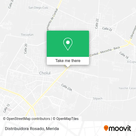 Distribuidora Rosado map