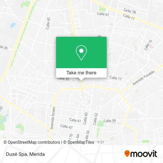 Dusé Spa map