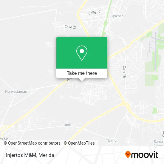 Injertos M&M map