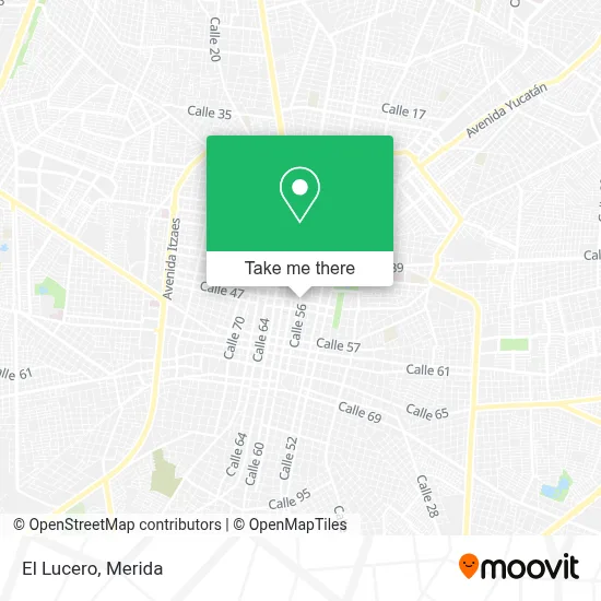 El Lucero map