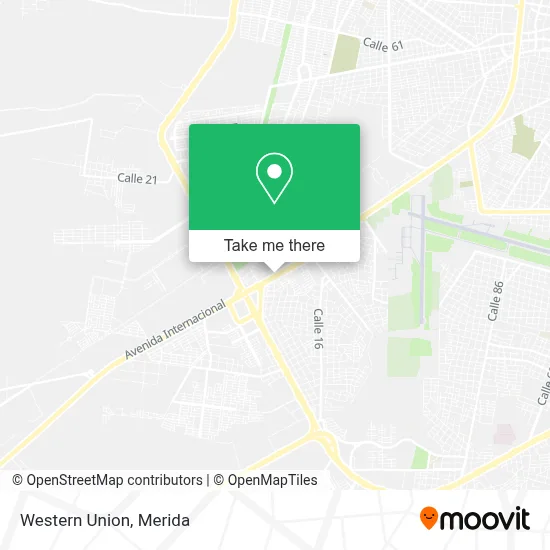 Western Union map