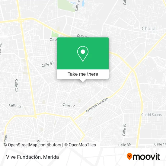 Vive Fundación map
