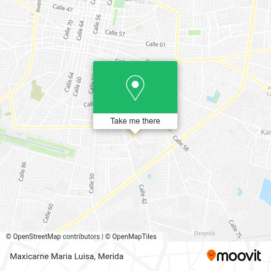 Maxicarne Maria Luisa map