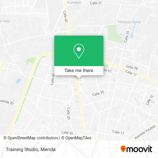 Training Studio map