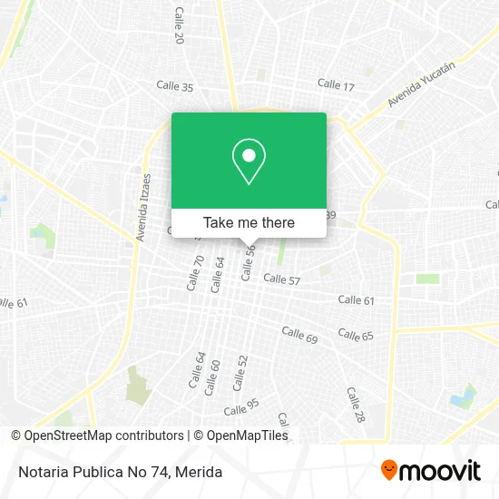 Notaria Publica No 74 map