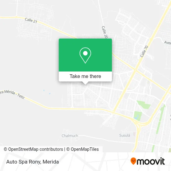 Auto Spa Rony map