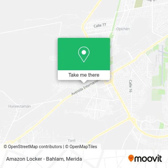 Amazon Locker - Bahlam map
