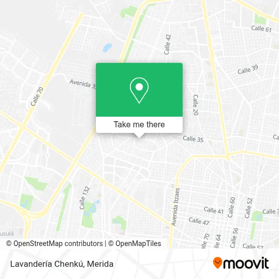 Lavandería Chenkú map