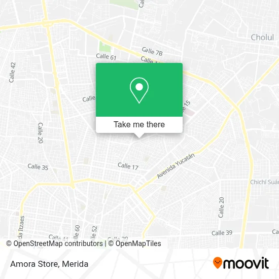 Amora Store map
