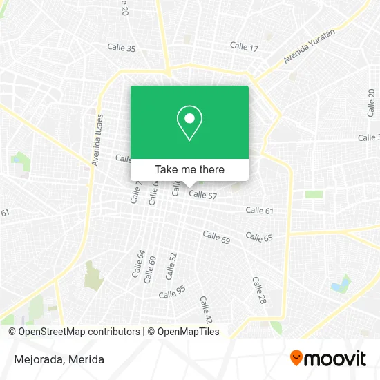 Mejorada map