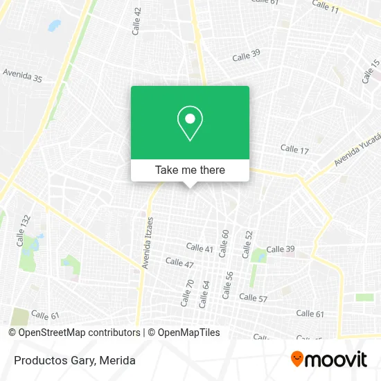 Productos Gary map
