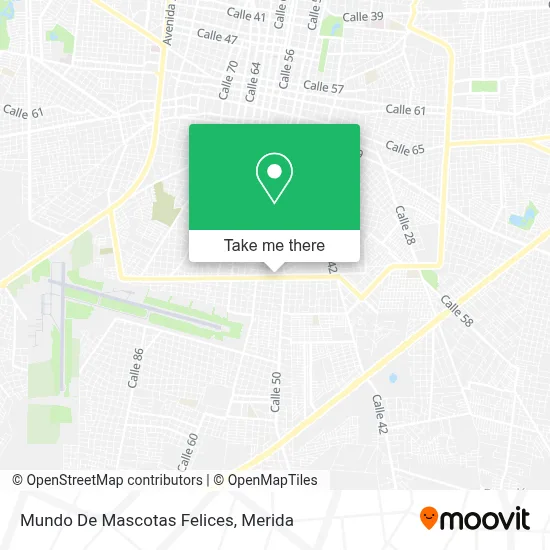 Mundo De Mascotas Felices map