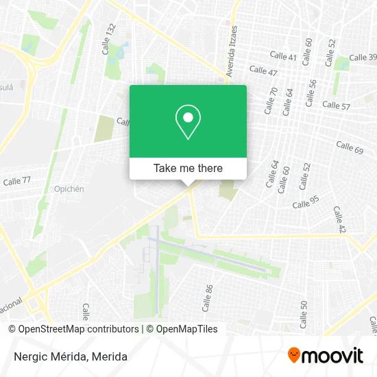 Nergic Mérida map