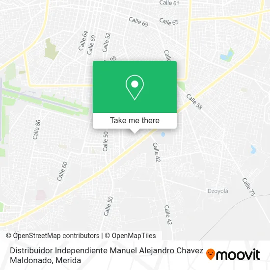 Distribuidor Independiente Manuel Alejandro Chavez Maldonado map
