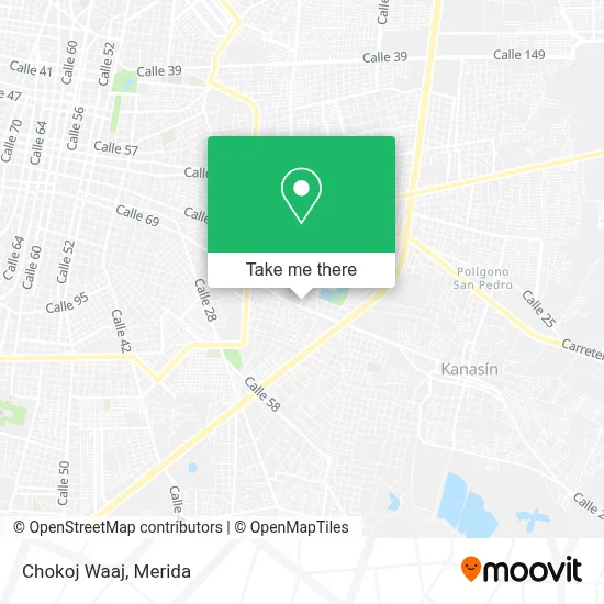 Chokoj Waaj map