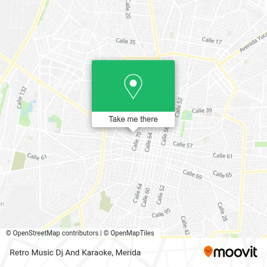 Retro Music Dj And Karaoke map