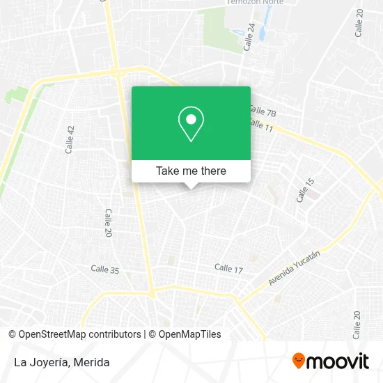 La Joyería map