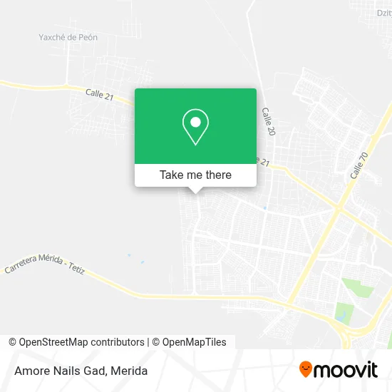 Amore Nails Gad map