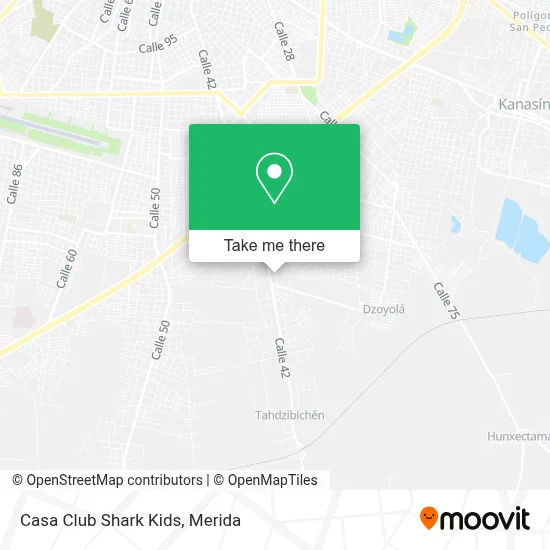 Casa Club Shark Kids map