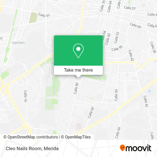 Cleo Nails Room map