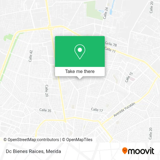 Dc Bienes Raices map