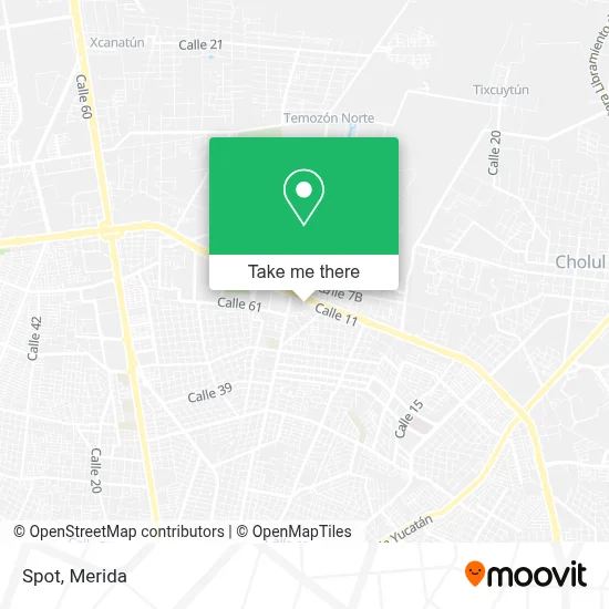 Spot map