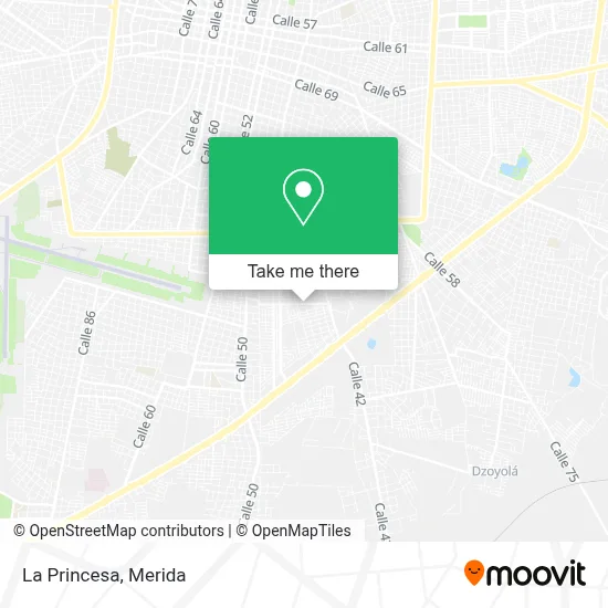 La Princesa map