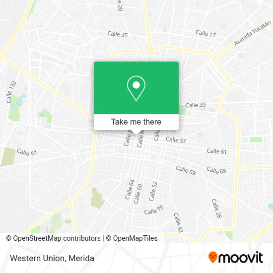 Western Union map