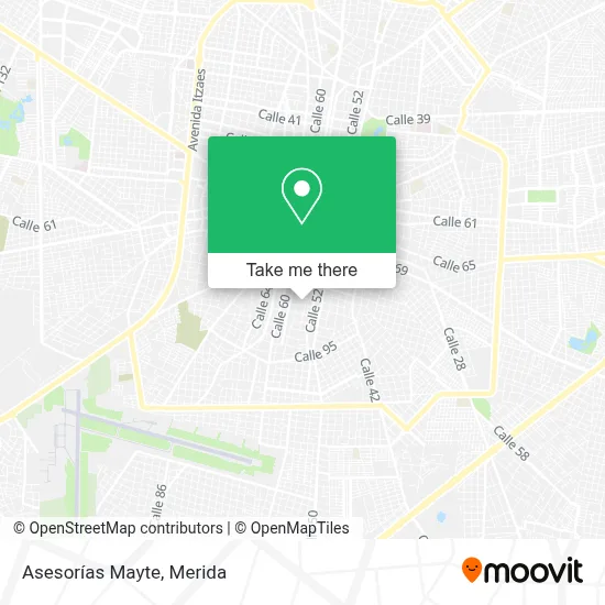 Asesorías Mayte map