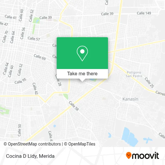 Cocina D Lidy map